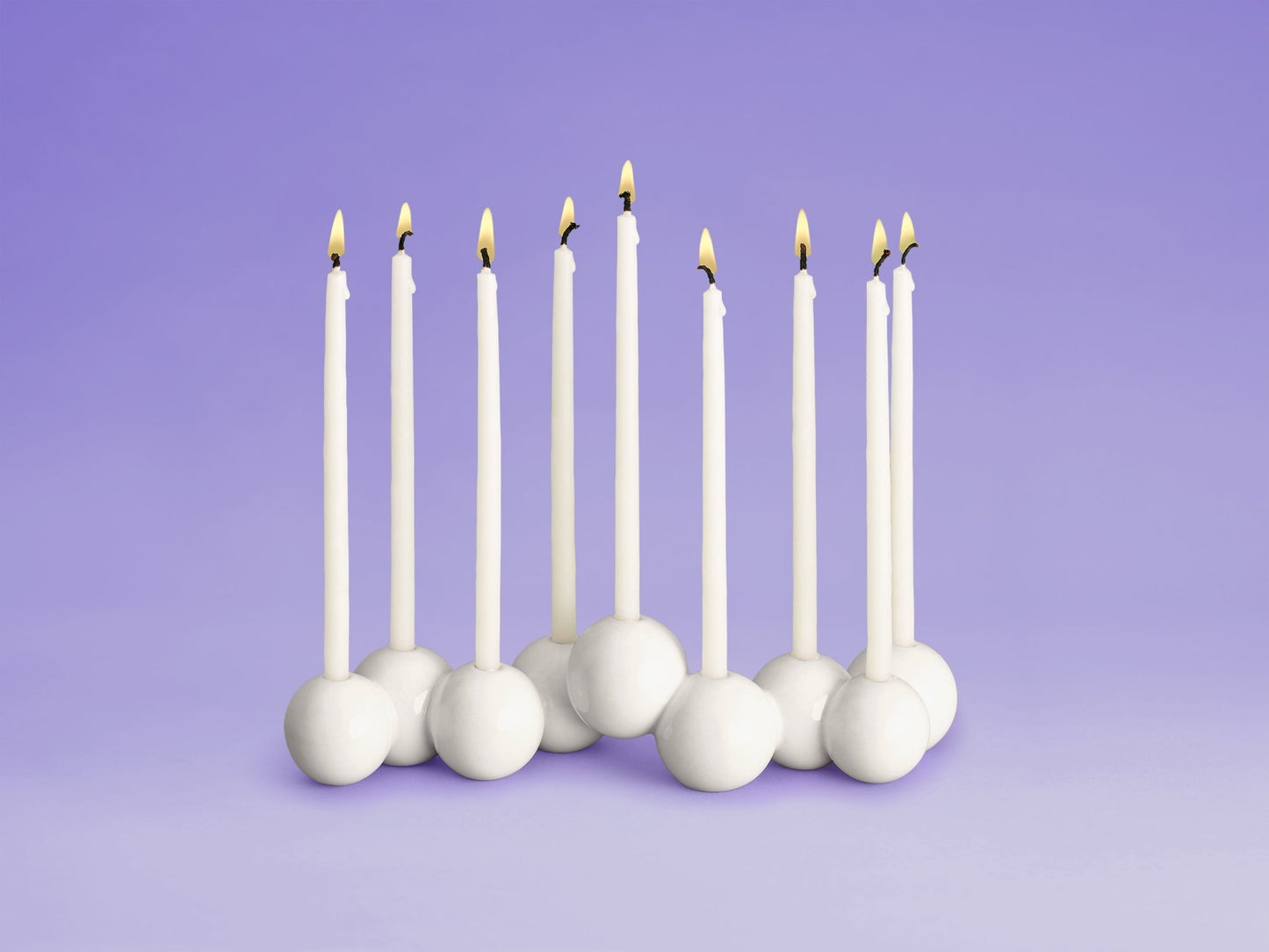 Bubble Menorah (Ceramic) - Shop Tchotchke