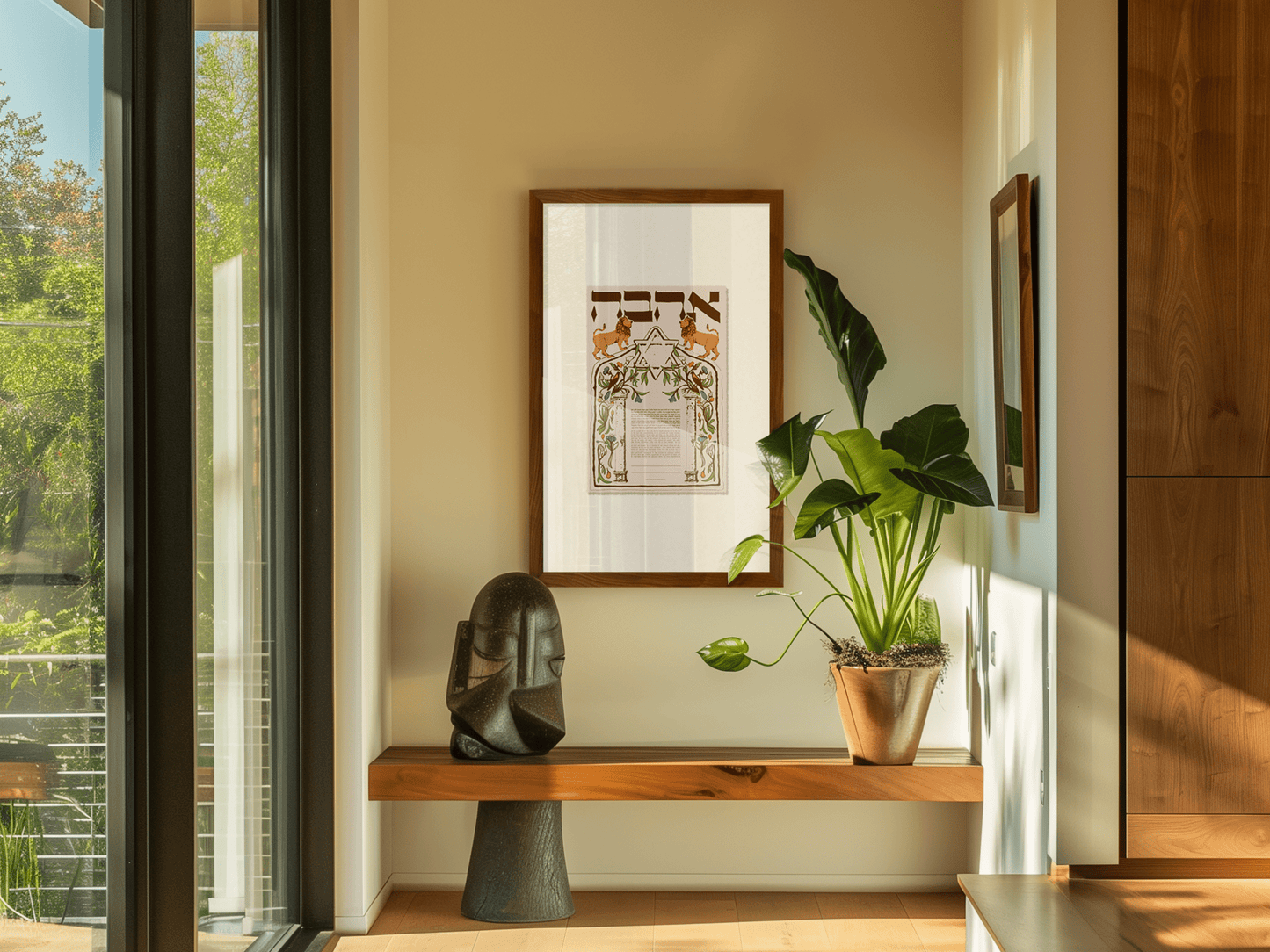Ahava Lions Ketubah - Shop Tchotchke