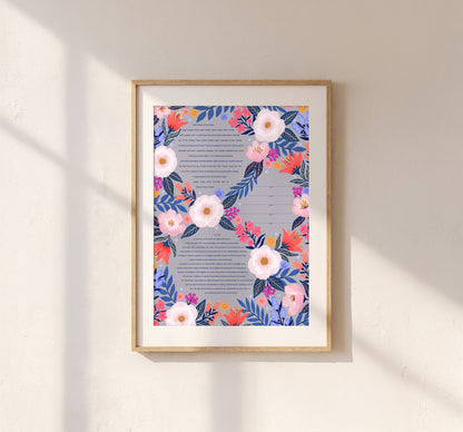 Blooms Ketubah