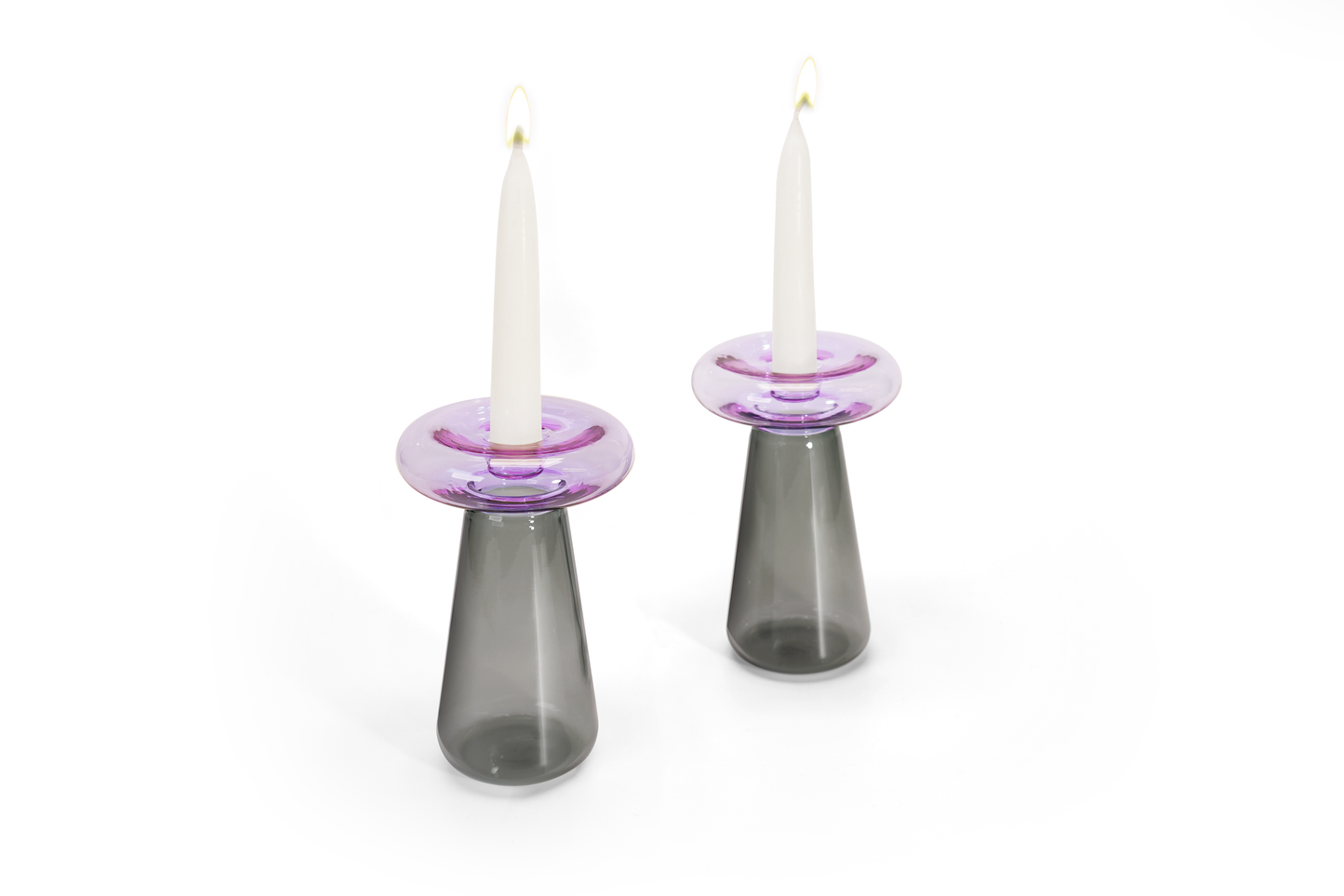 Mushroom Candlesticks (Glass)